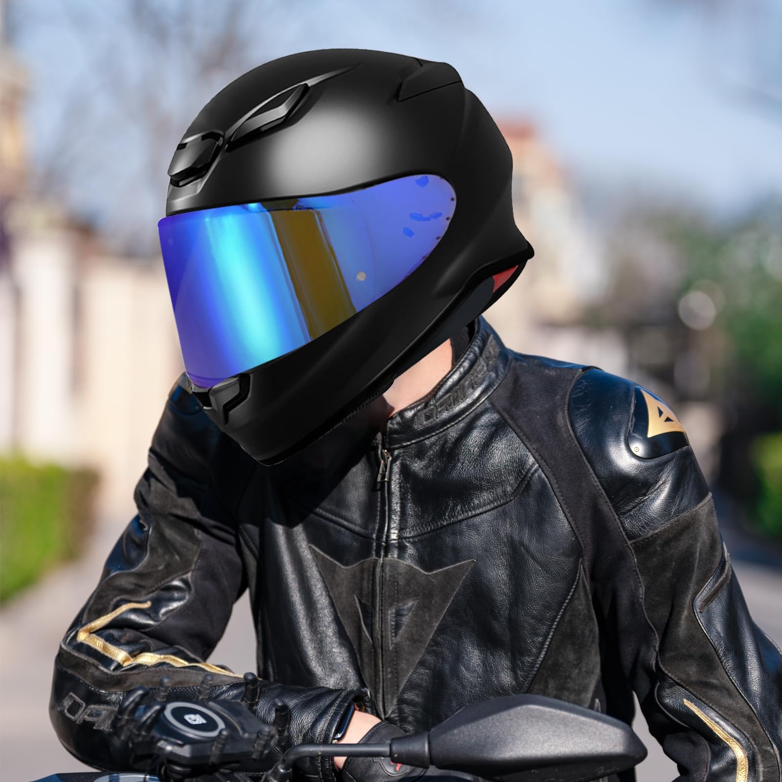 Visera Casco Moto Reemplazo para Z8 NXR2 RF1400 RF-1400 CWR-F2 | Lente de Casco de Protección contra el Viento para Motocicleta,Accesorios para X15 X-Fifteen X-SPR Pro CWR-F2R