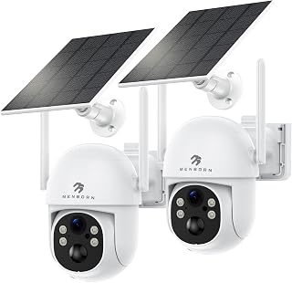 2K Solar Überwachungskamera Aussen Akku, WiFi 6 2,4/5GHz, Ohne Monatsgebühr
