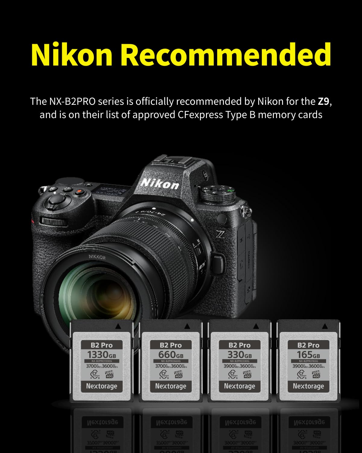 【新品未開封】NX-B2PRO CFexpress Type B 165 GB Amazon.com: Nextorage CFexpress 4.0 Type B 165GB VPG400 日本品牌