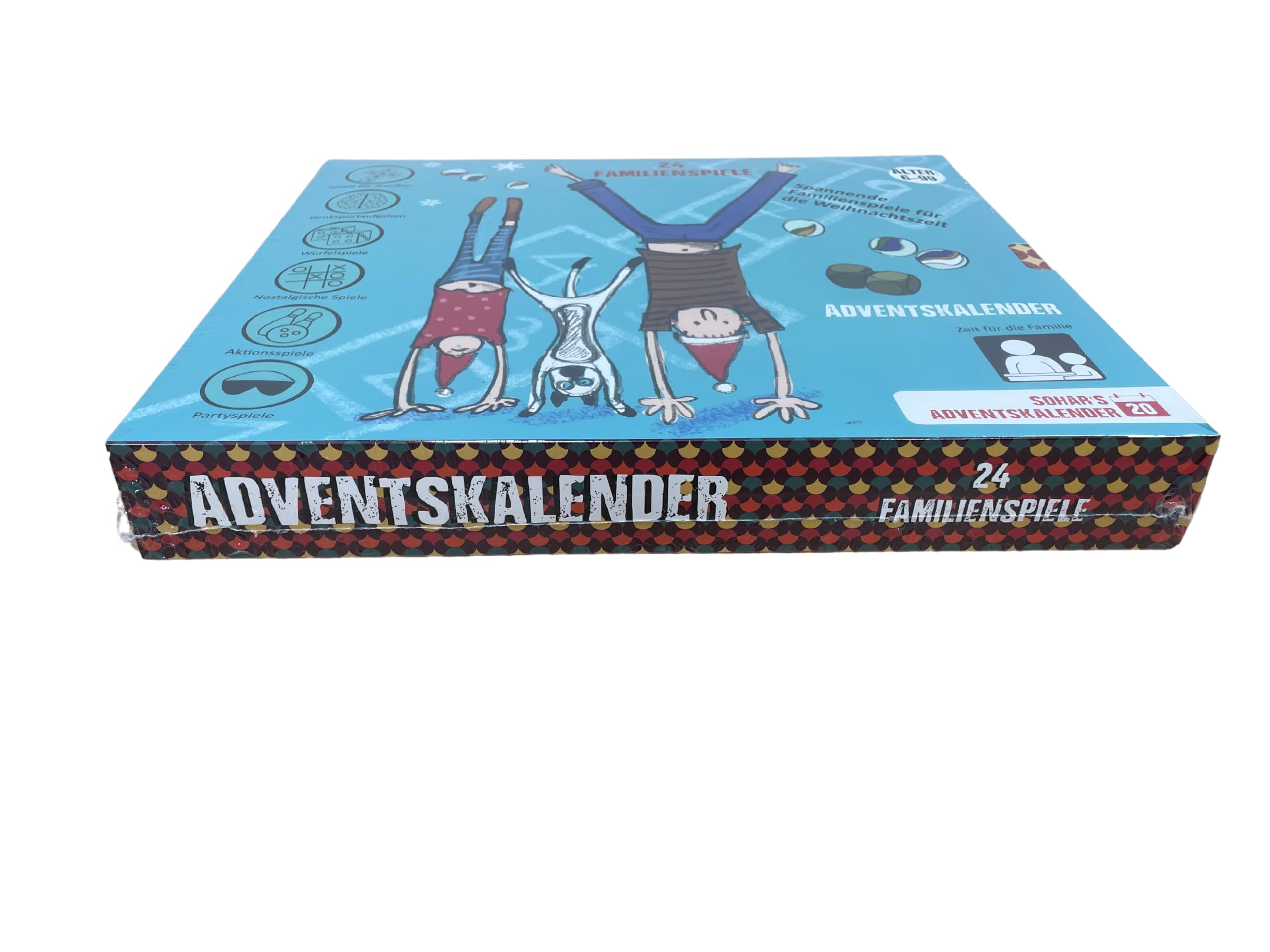 Adventskalender 2026 Spiele für die ganze Familie Die 24 besten Familienspiele in nur einer Box! Mit bebilderter Schritt-für-Schritt-Anleitung Ab 6 Jahren – Deutsche Ausgabe