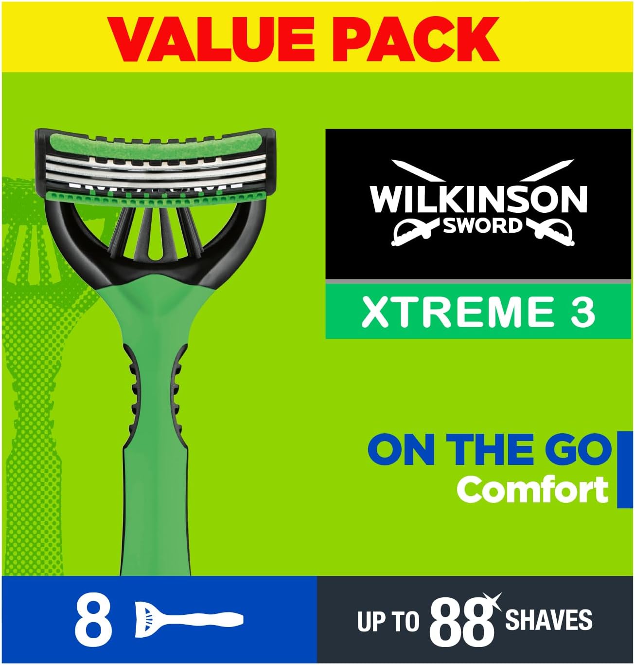 Wilkinson SwordXtreme 3 Eco Green - 8 Count