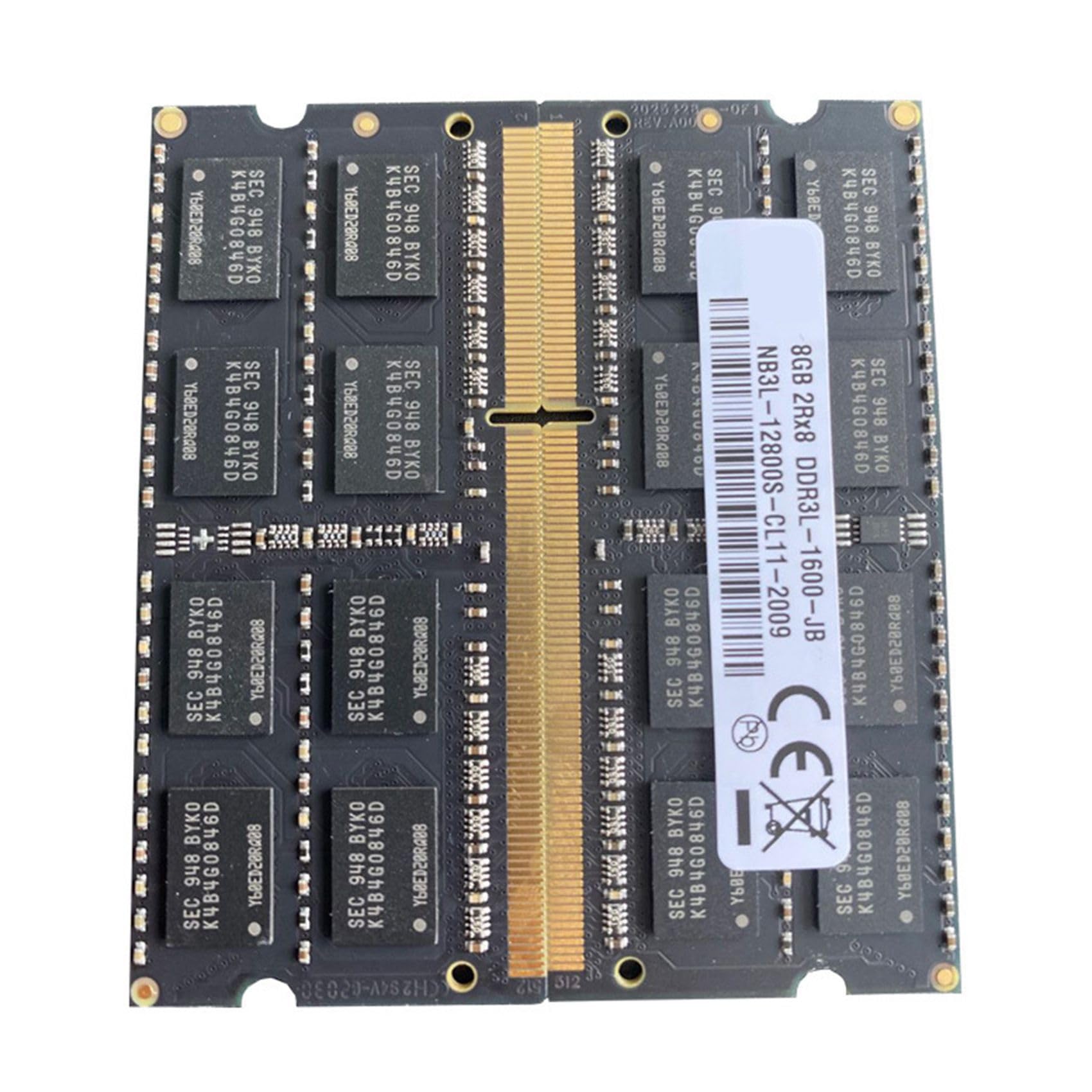 ISTOVO 3 x DDR3 8 GB pamięci RAM laptopa 1600 MHz PC3-12800 1,35 V 204 piny SODIMM obsługa dwukanałowej pamięci laptopa
