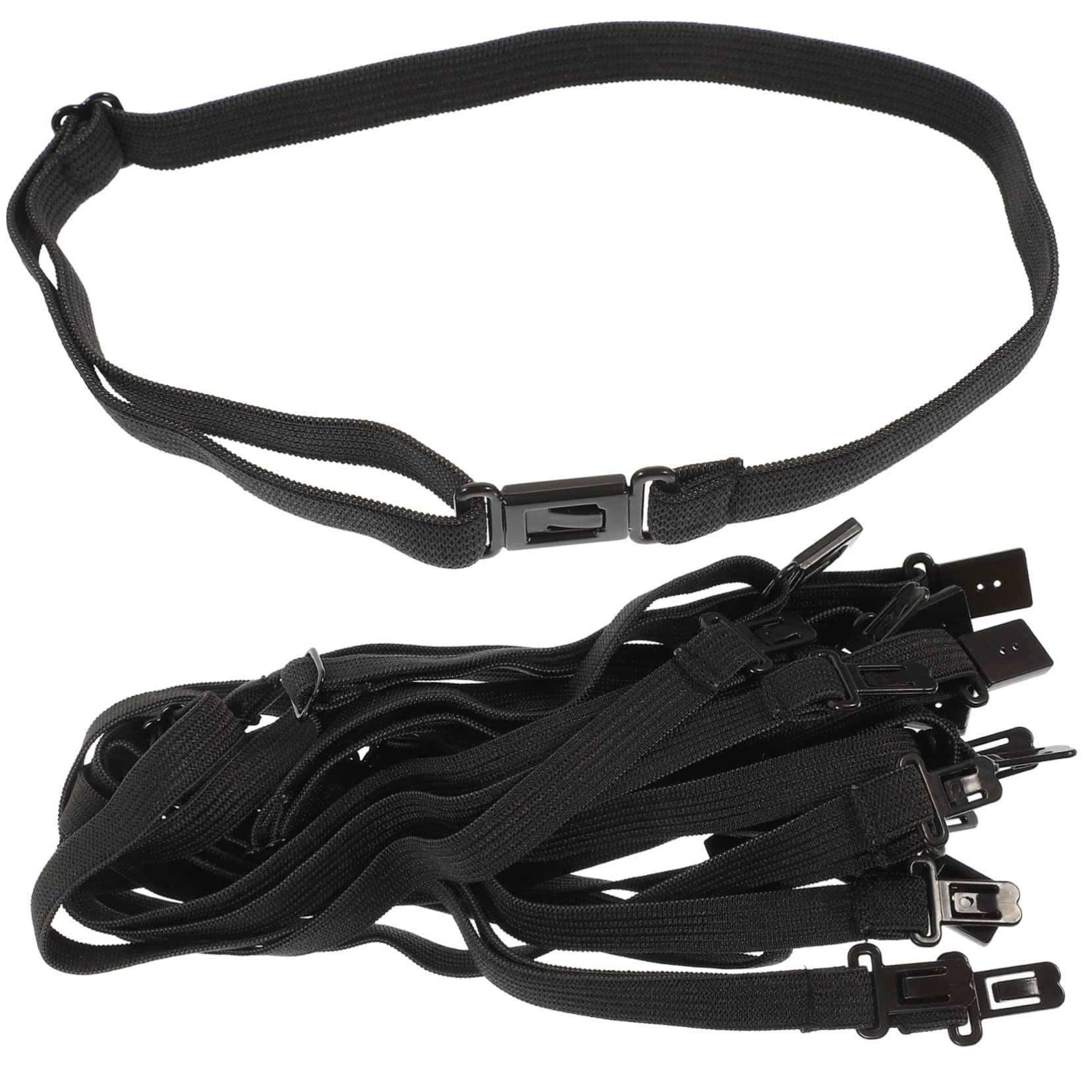 GLSTOY Comfortable Elastic Bow Tie Straps 10 Pack Bow Tie Elastic Band for Men Women Party