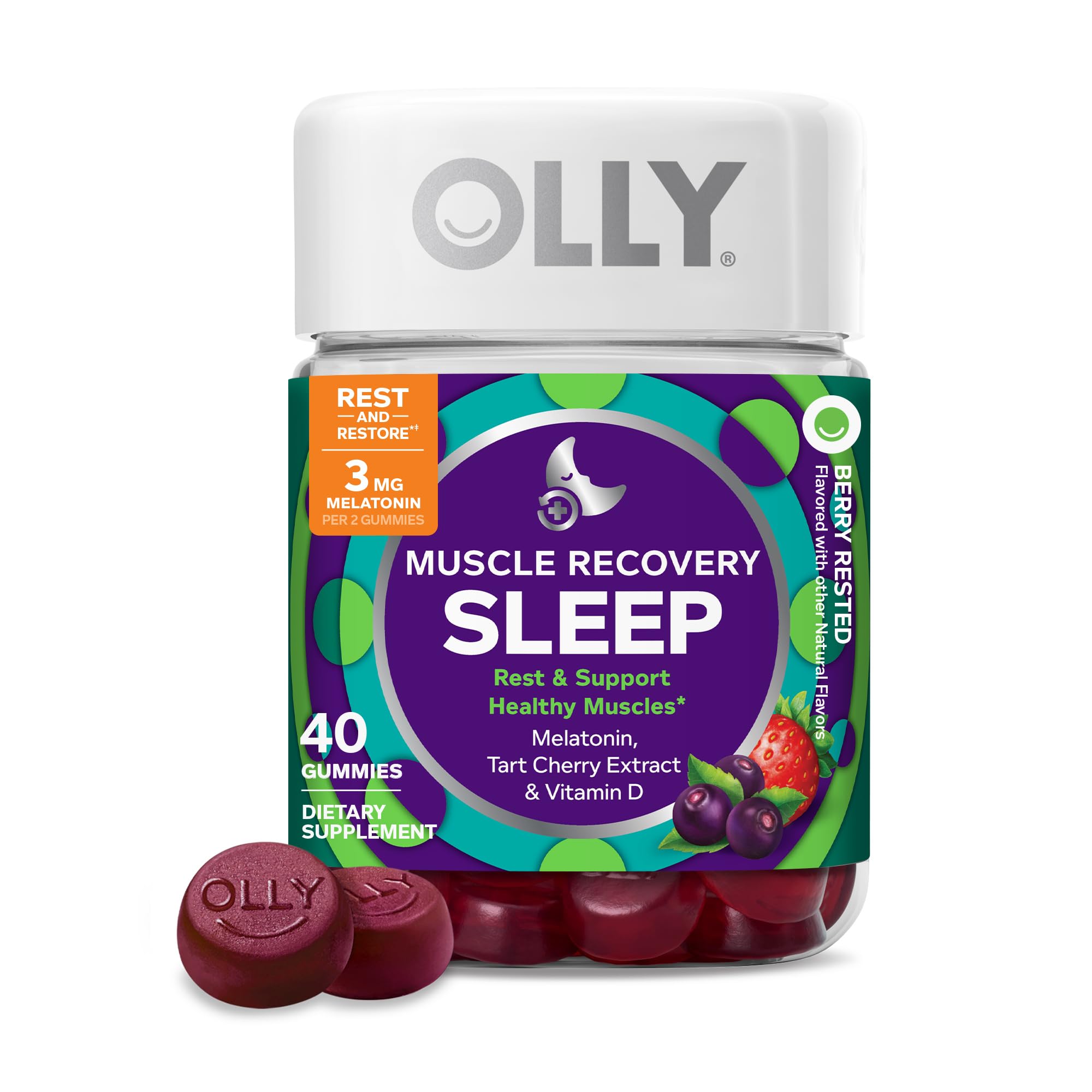 OLLY Muscle Recovery Sleep Gummies - sleep supplements | Mubboo