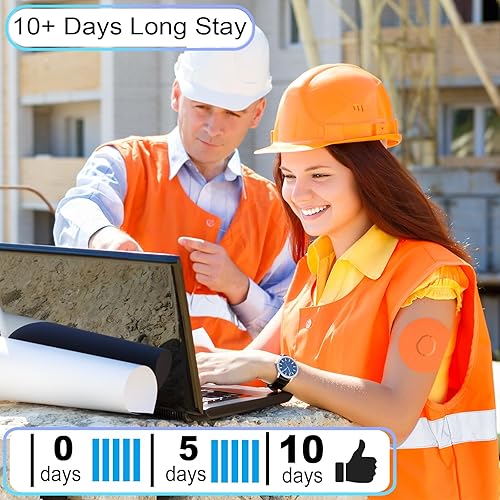 Miniatura 5 de Dexcom - Parches adhesivos G7 impermeables, paquete de 25 (5 colores combinados) Superposición para Dexcom G7 sobre cinta de parche, hipoalergénica