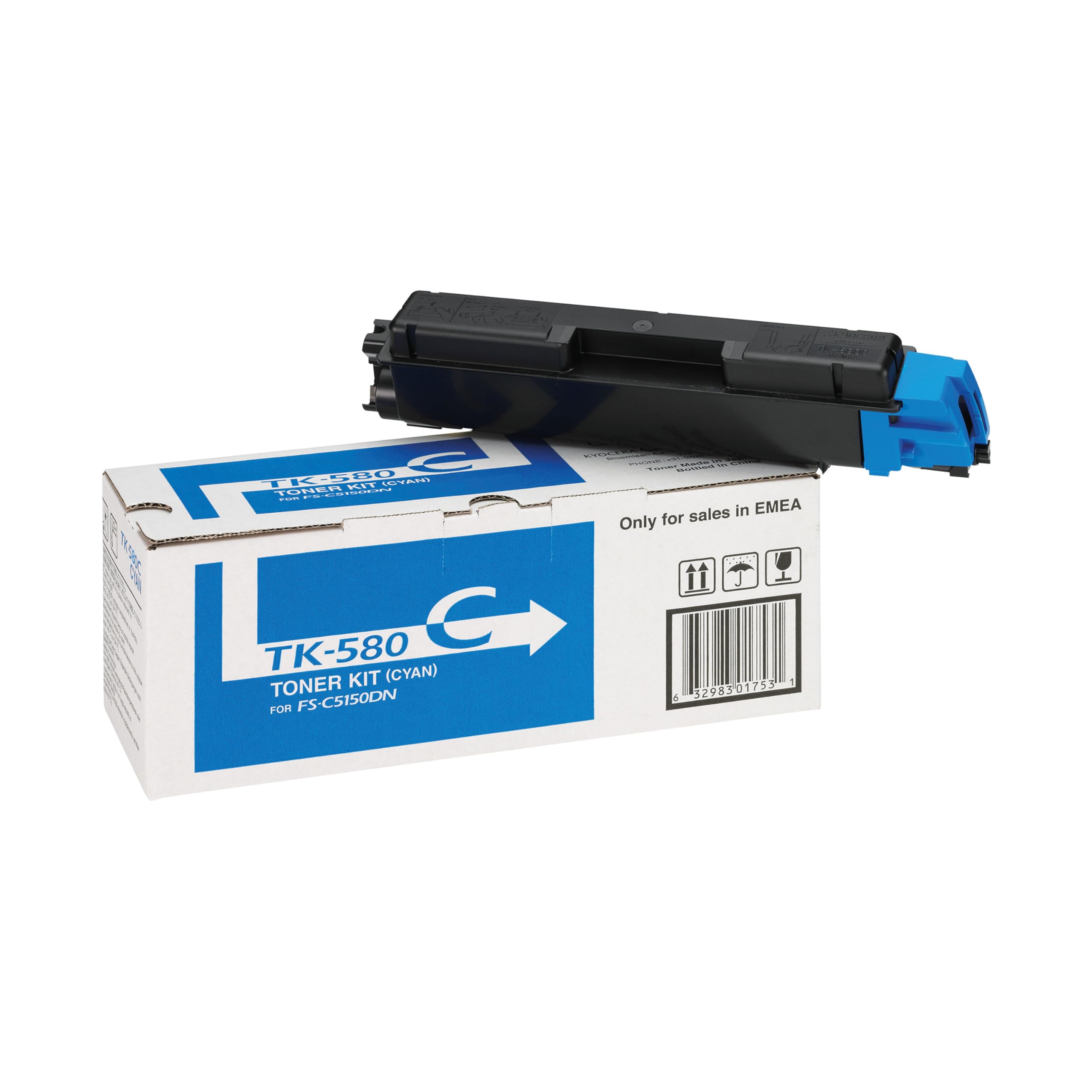 Kyocera KYTK580C Toner Cyan haute precision pour documents - 2