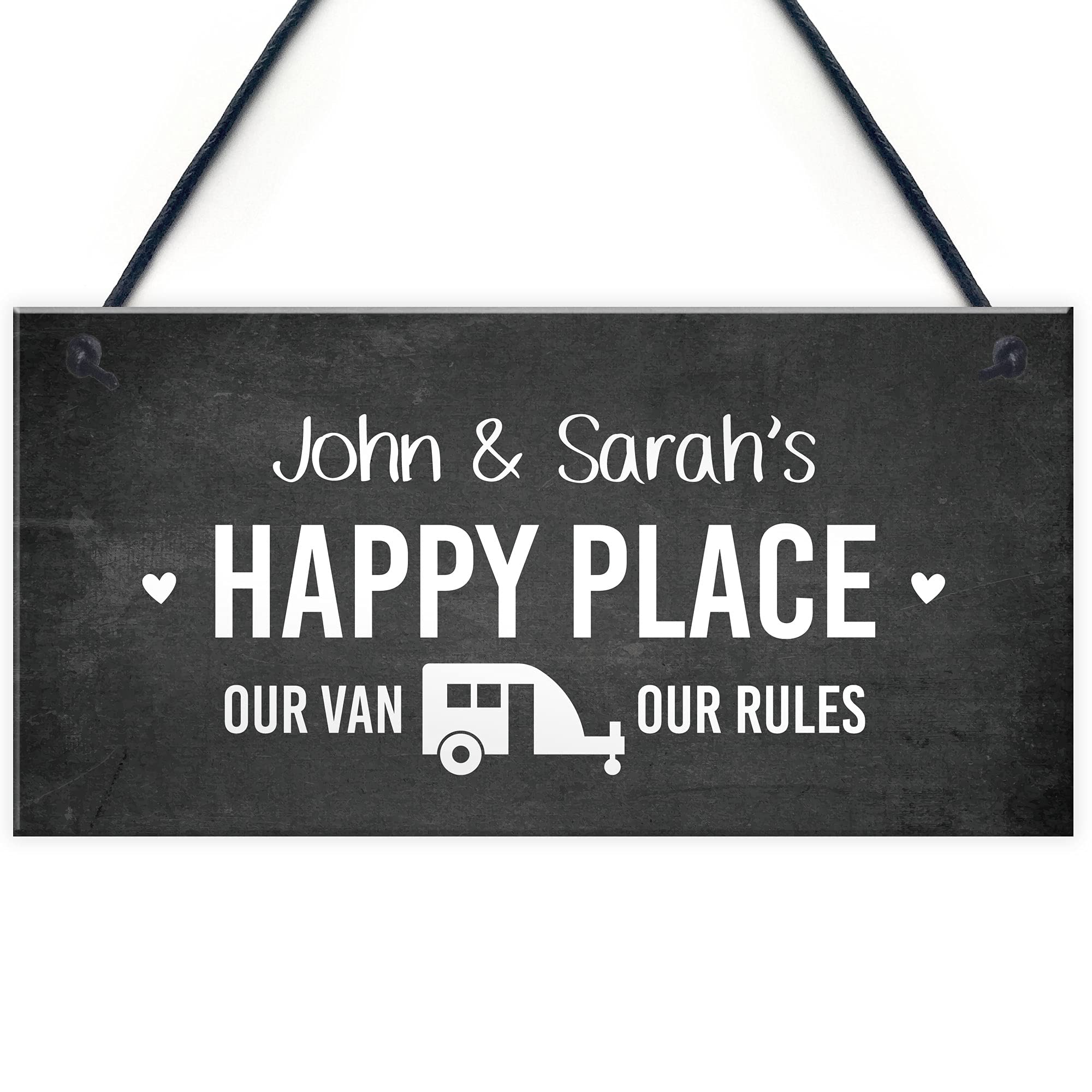 Red Ocean Caravan Personalised Decor Signs For Campervan Motorhome Home Decor Plaques