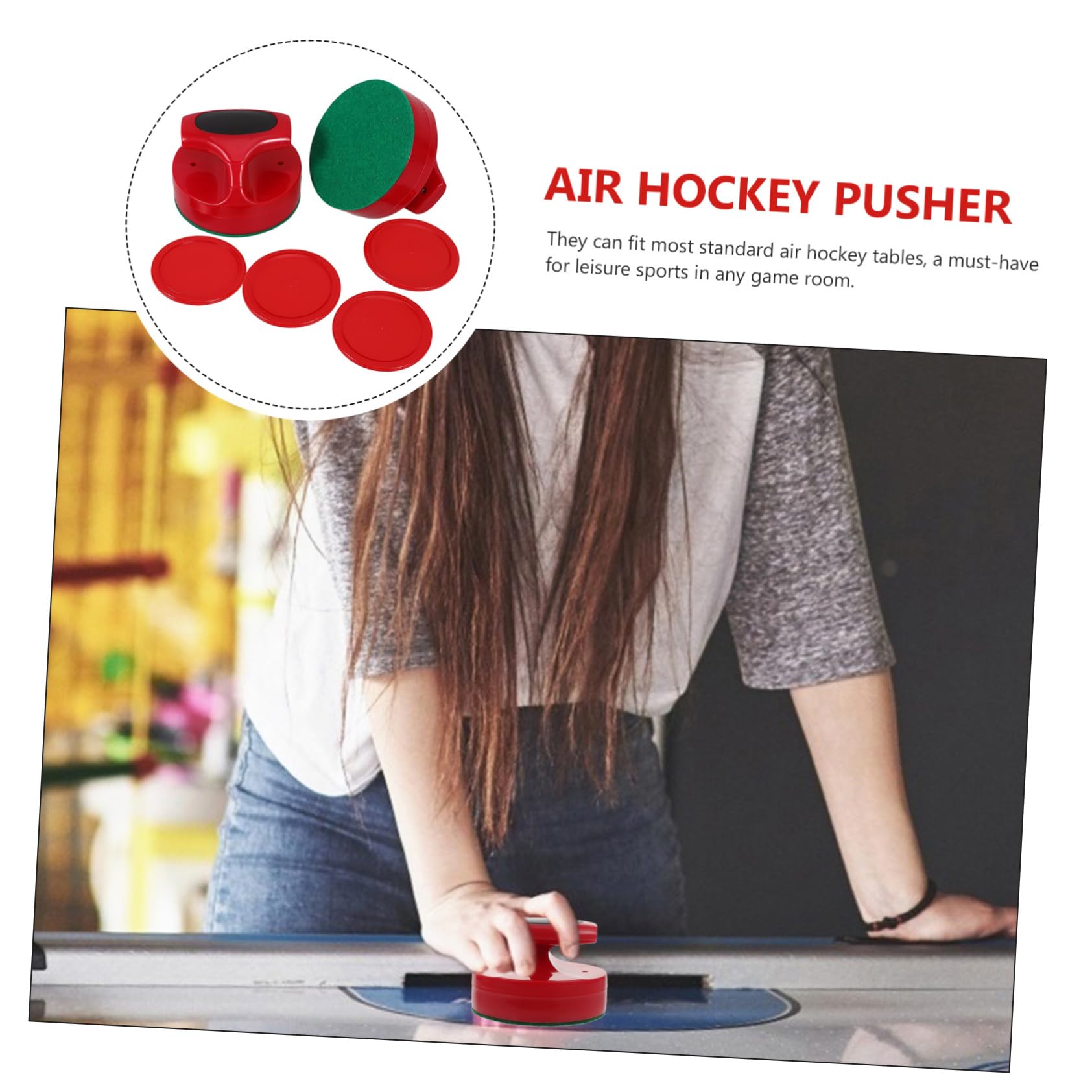 VICASKY 5sets Accessori Per Hockey Paddles e Pucks Per Indoor Sostituzione Per Equipaggiamento Usurato