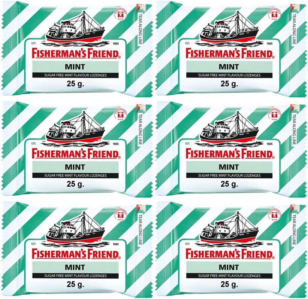 Sugar Free Mint Flavour lozenges 25g (Pack of 6)