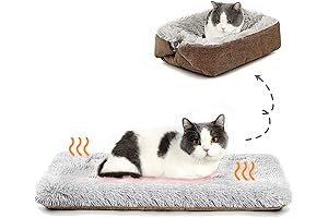 hollypet Self-Warming 2-in-1 Foldable Comfortable Triangle Cat Bed