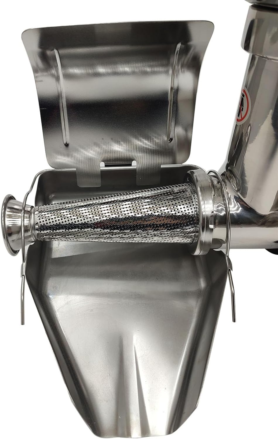 Electric Tomato Strainer Commercial Tomato Milling Strain Sauce Press Making Machine Stainless Steel Hopper 330 Pounds/H of Tomato Sauce