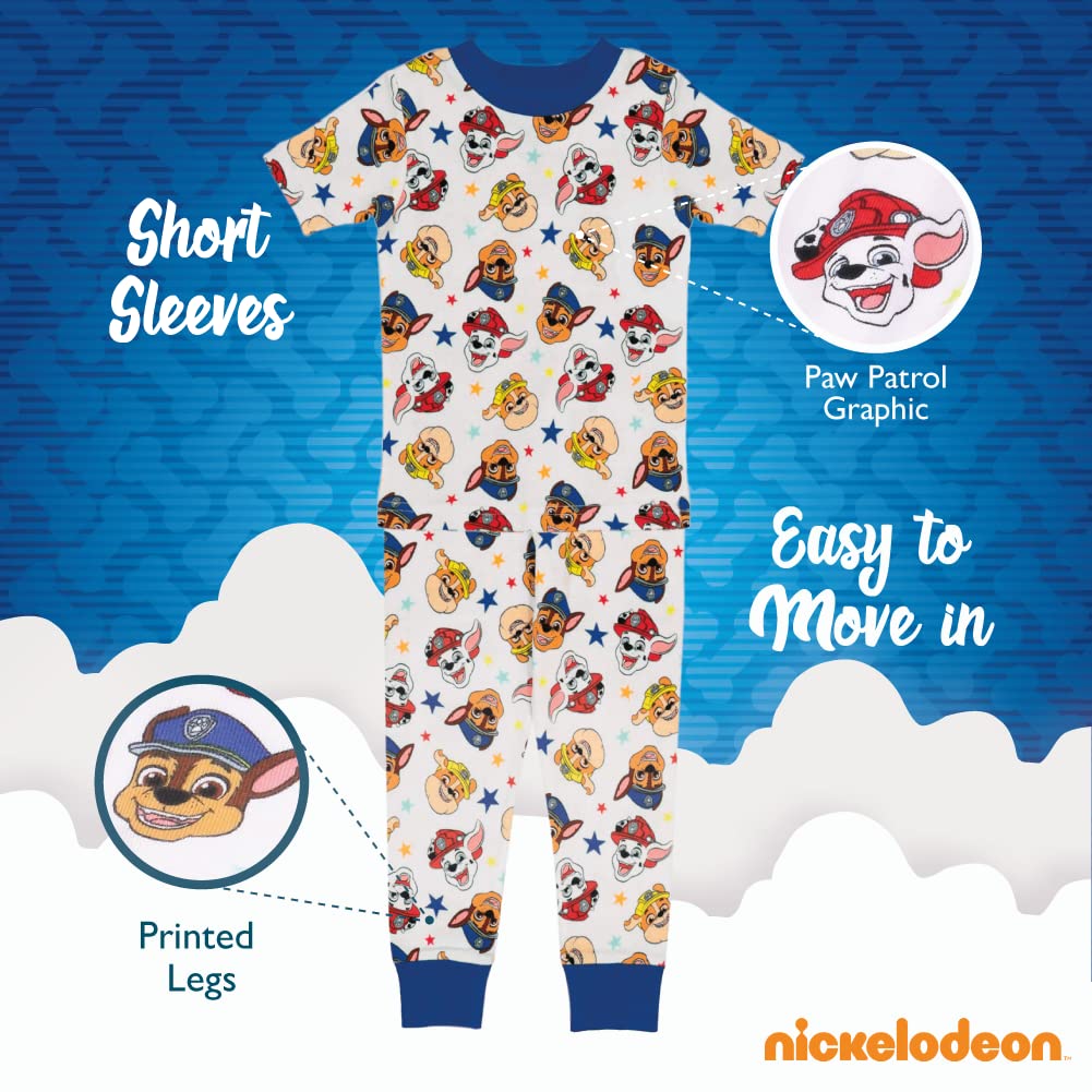 Nickelodeon Pigiama da bambino Paw Patrol in cotone aderente