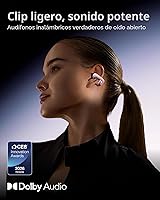 Vista 2 de SHOKZ OpenDots ONE - Auriculares de oído abierto, Auriculares de clip - Auriculares inalámbricos Bluetooth con micrófono - Seguros, ligeros