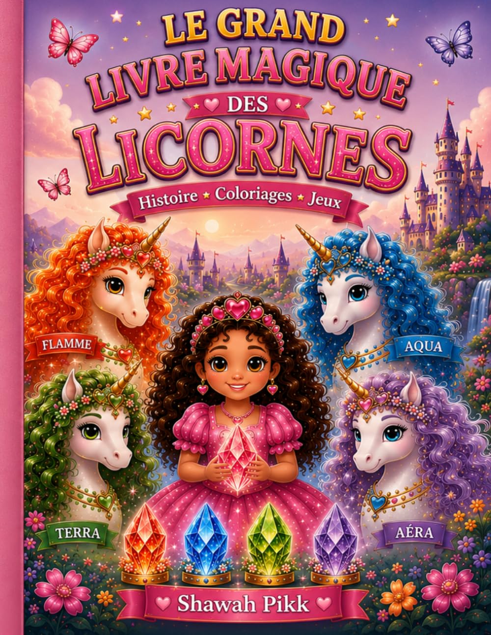 Le grand livre magique des licornes: histoire magique - coloriages - jeux amusants