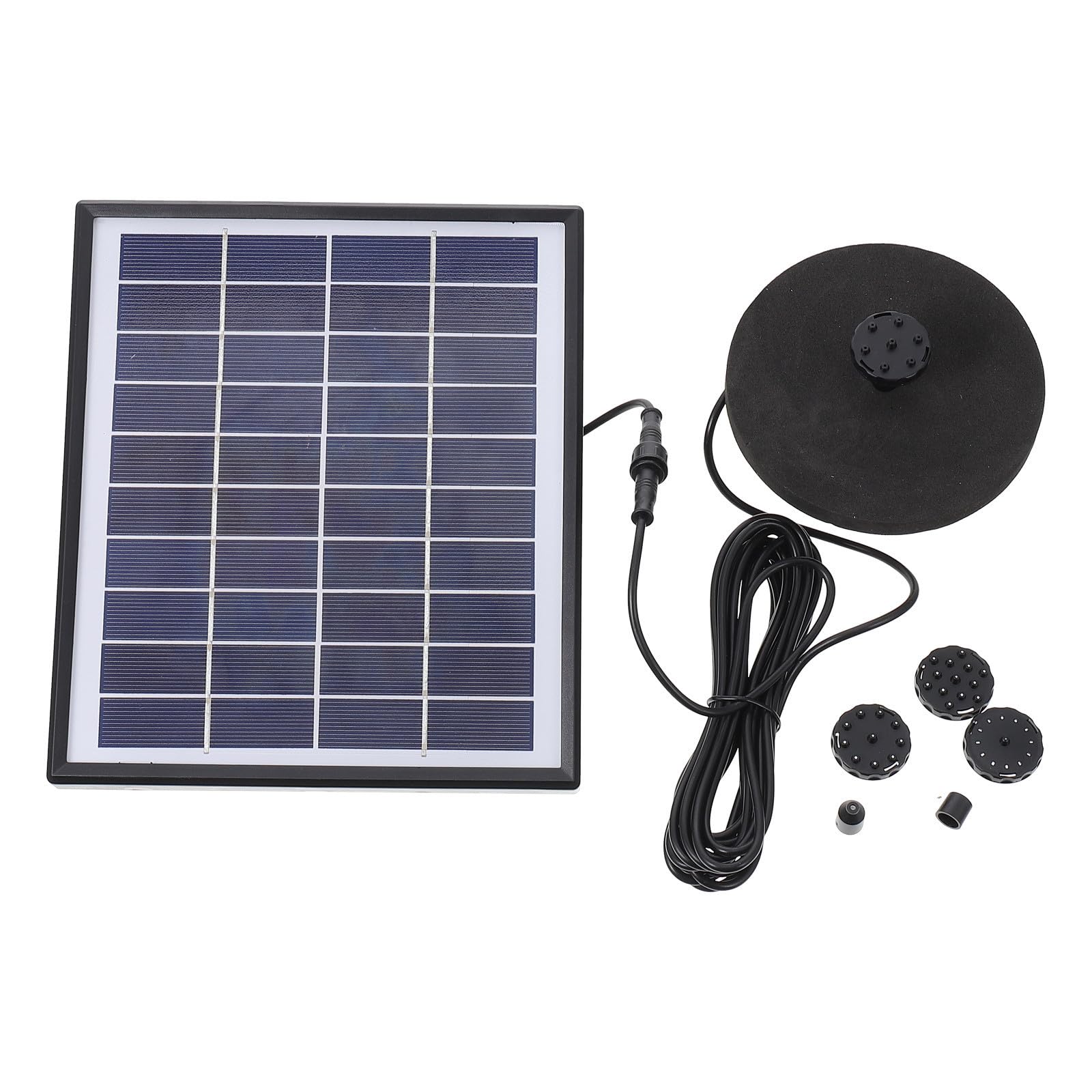 Pompa Solare per Fontana da 380 L/h in Abs, 2,5 W