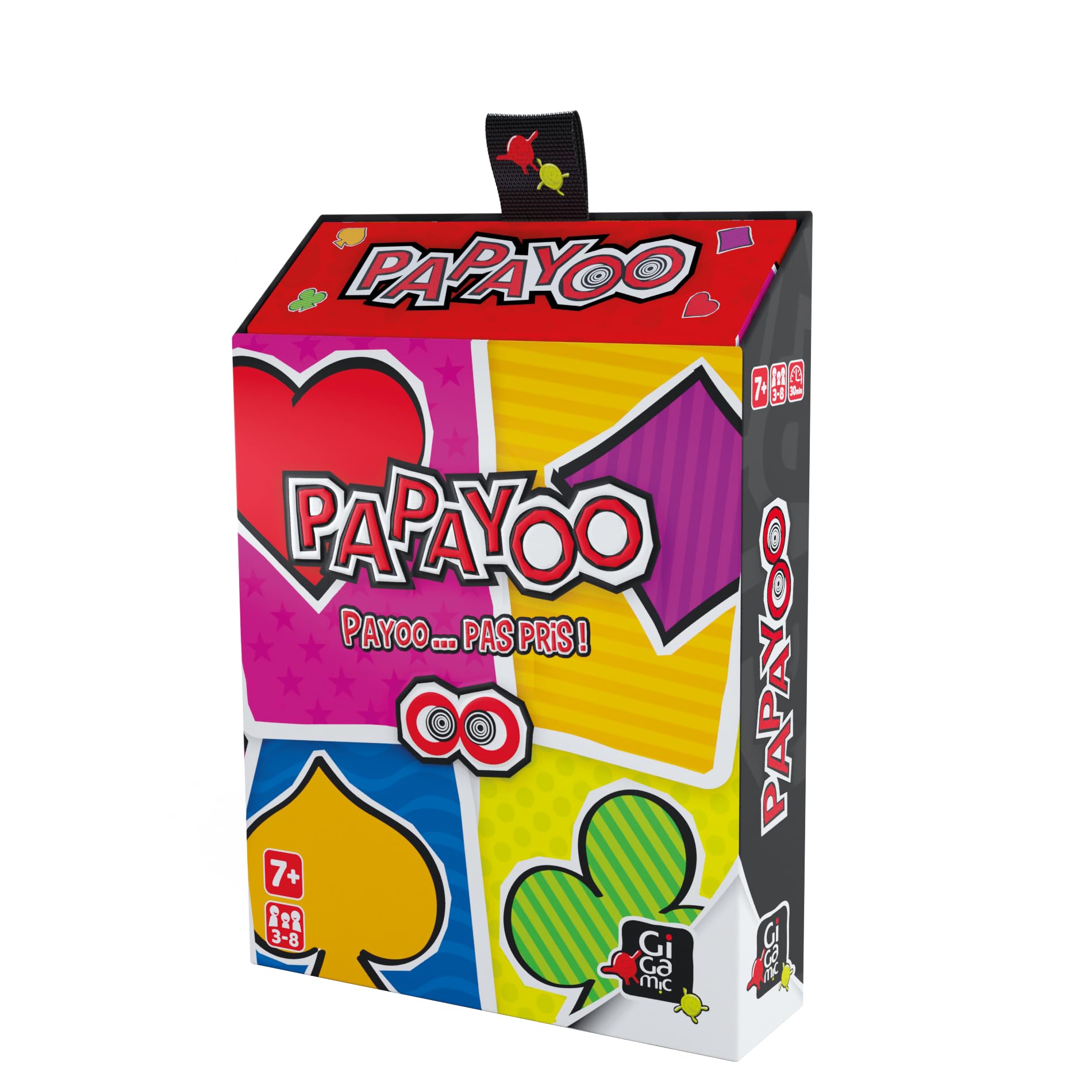 GIGAMIC Papayoo Jeu de cartes tactique 3-8 joueurs 30 min Version Française