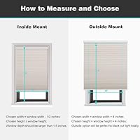 Vista 5 de Changshade Persianas Opacas, Persianas Celulares sin Cordón, Persianas Opacas de Panal de Abeja, Persianas de Oscurecimiento de Habitación