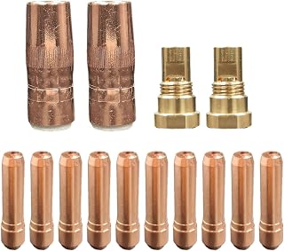 14 pcs Consumable Parts Kit 045" for Bernard Centerfire MIG Welding Gun NS-5818C Nozzle DS-1 Diffuser T-045 Contact Tips