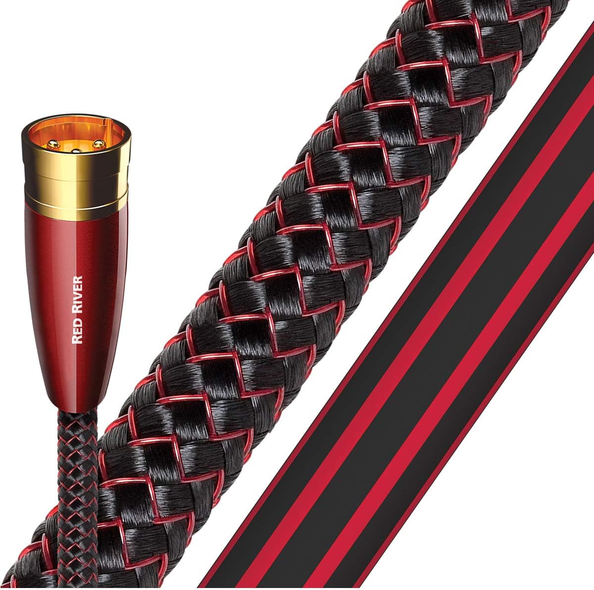 AudioQuest Red River XLR to XLR Analog Audio Interconnect Cables - 9.84' (3m) - Pair : Electronics