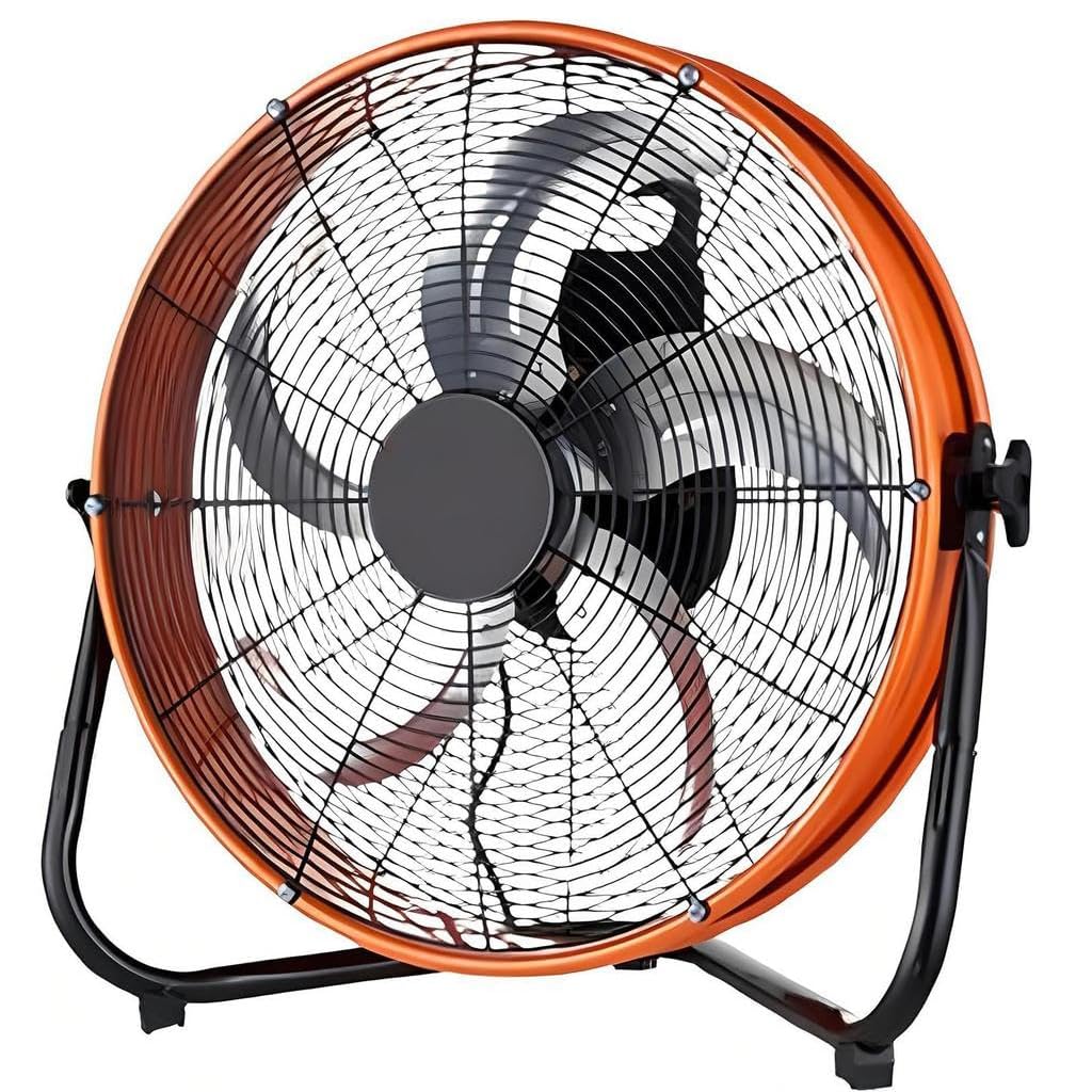 Ventilador Industrial De Suelo, 3 Velocidades, Orientable