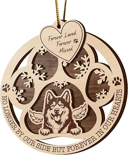 V VIBEPY Impreso en toda la superficie, adorno francés, adorno de bulldog francés, adornos de bulldog para árbol de Navidad, adornos conmemorativos