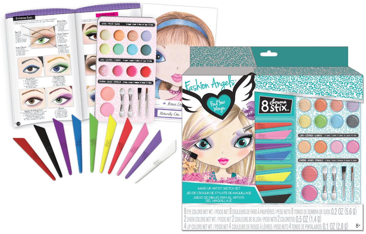 Buy Makeup Artist Sketch Set w/ 8 Chroma Stix Deluxe Kit [2014 Edition] Online at Low Prices in