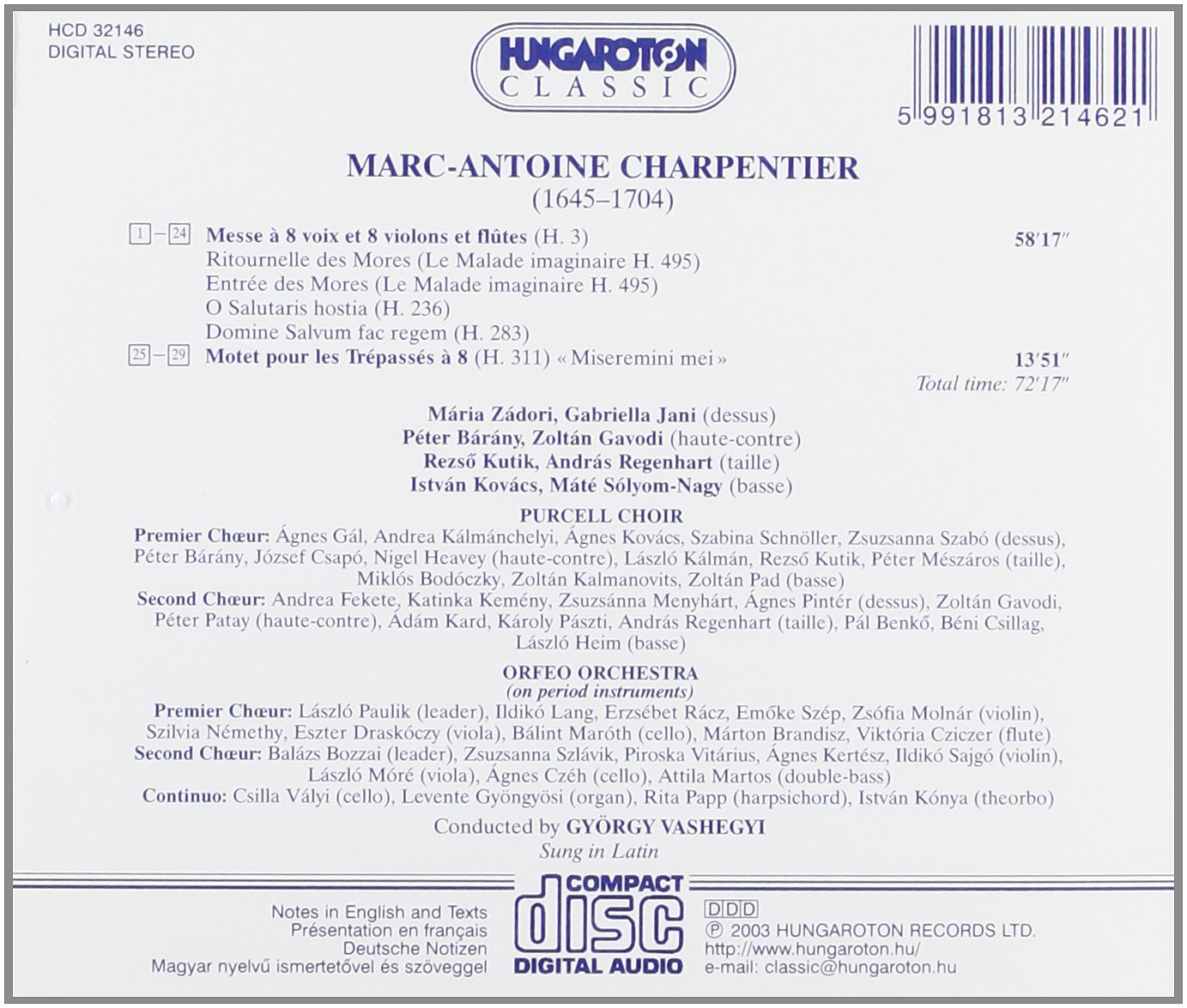 Messe a 8 Voix Et 8 Violons Et Flutes