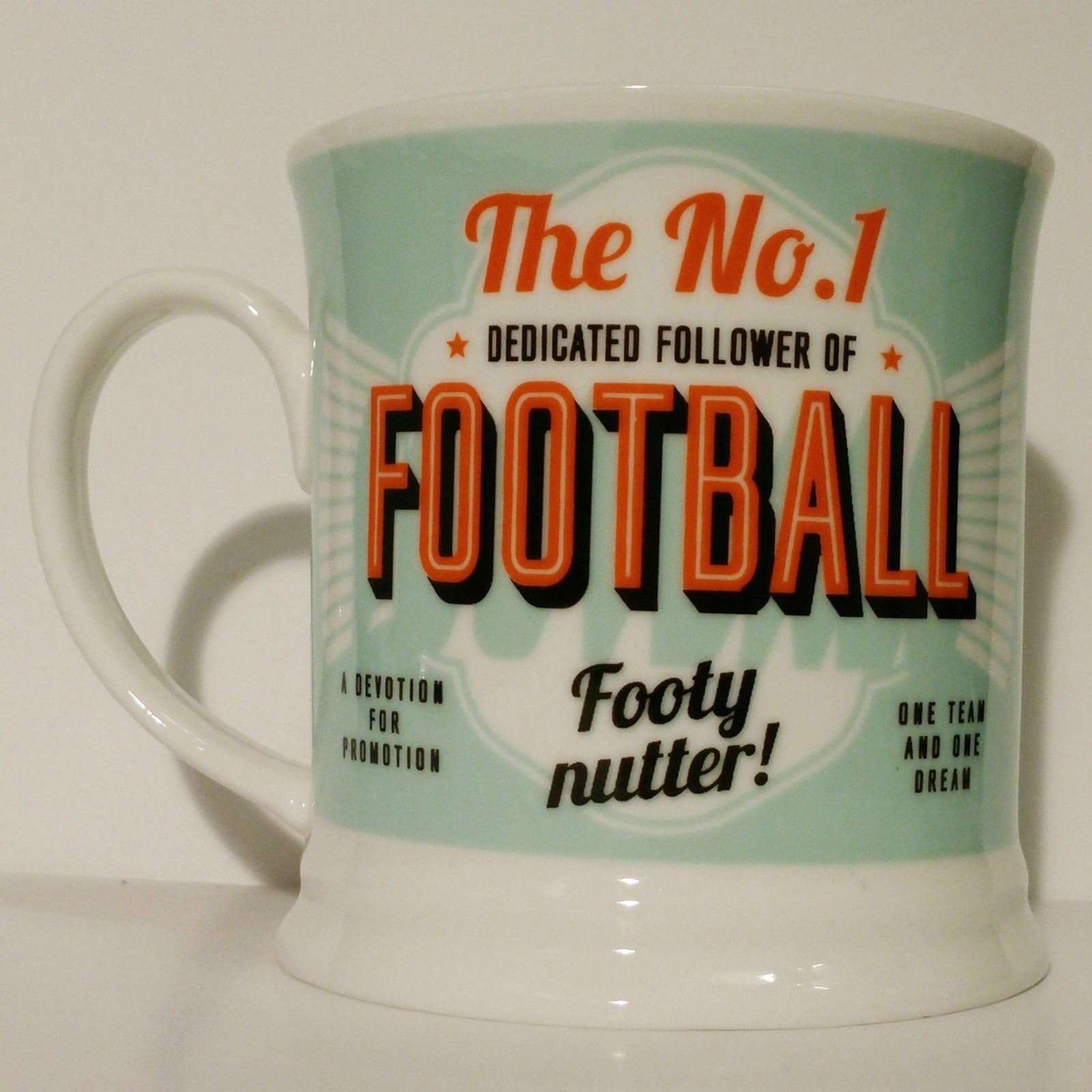 H&H Diner Style Mugs - Personalised Mugs - FOOTBALL