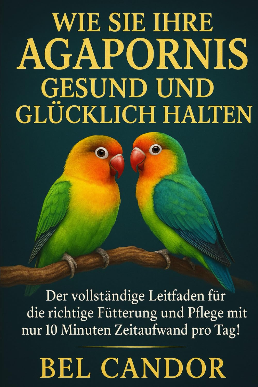 WIE SIE IHRE AGAPORNIS GESUND UND GLÜCKLICH HALTEN: Der vollständige Leitfaden für die richtige Fütterung und Pflege mit nur 10 Minuten Zeitaufwand pro Tag!: 2 (unzertrennlich)