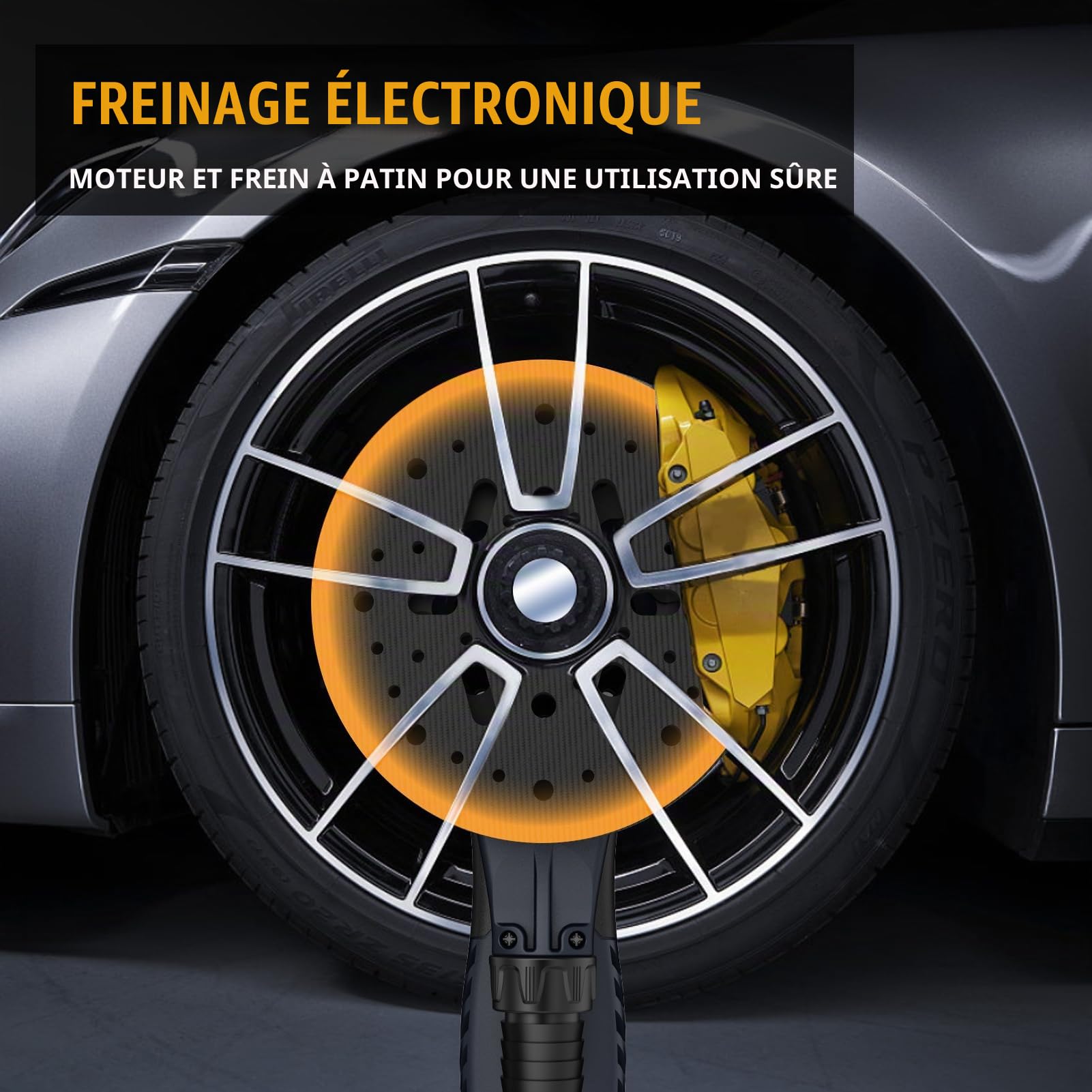 Ponceuse Excentrique Polyvalente MAXXT 230V : Pads de Soutien 125mm & 150mm, Ponceuse Électrique Sans Balai avec Vitesse Réglable, Parfaite pour les Surfaces en Bois