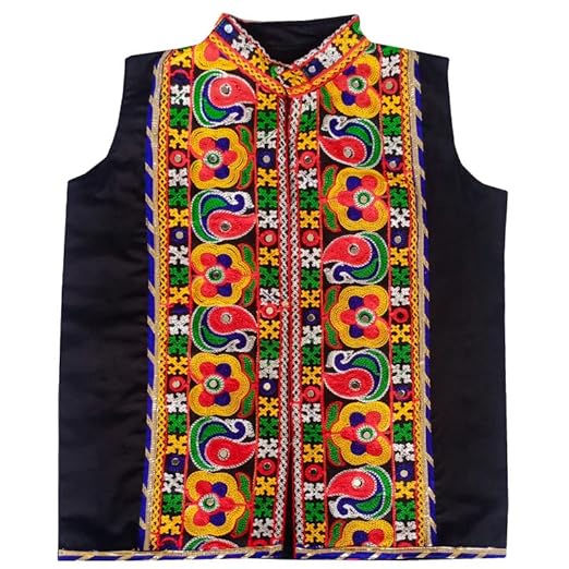 embroidered Koti,jecket for Girls/Boys for garba,navratri gujarat,kuctch.Bandhni jecket Koti
