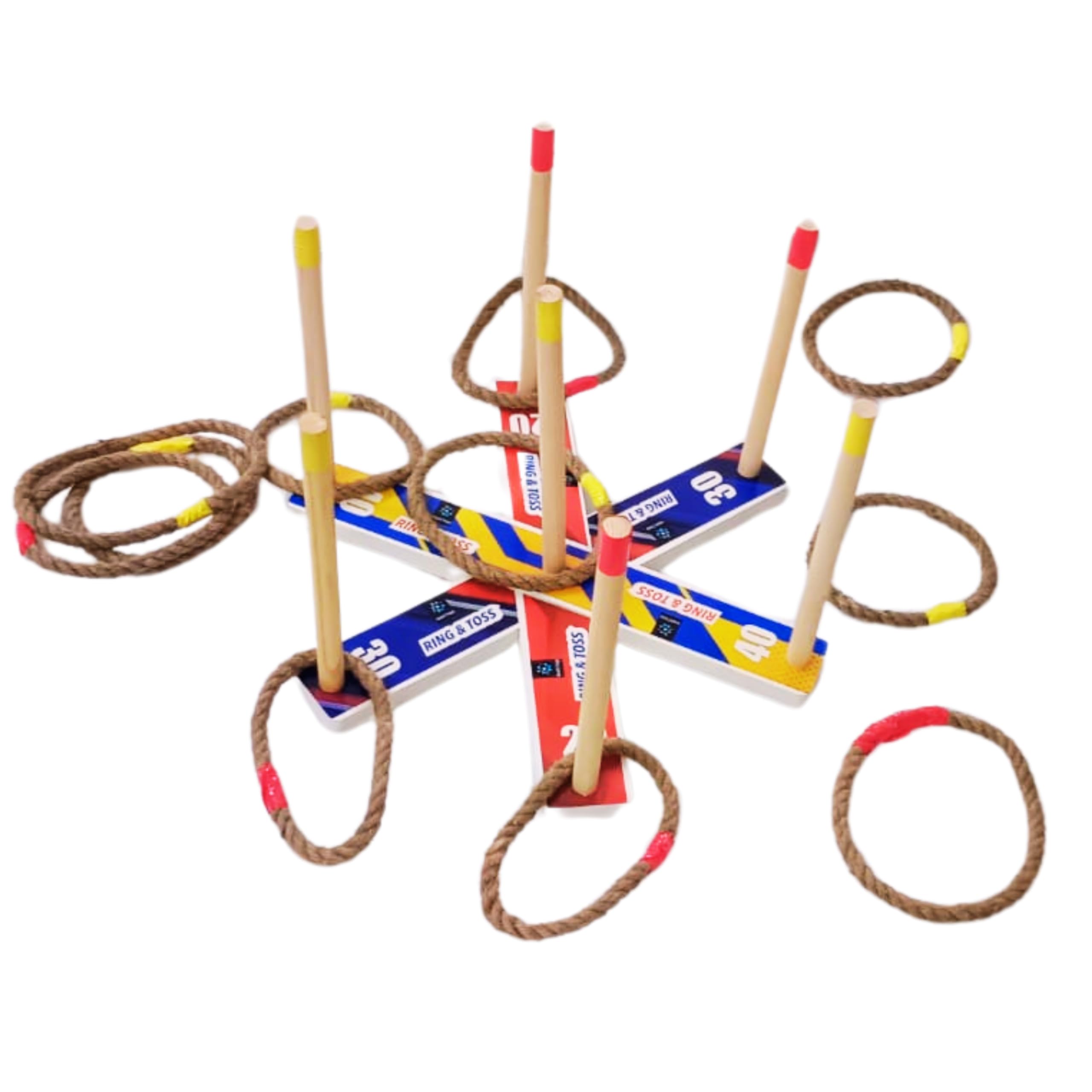 Metclap Ring Toss Game for Kids & Adults β Aim and Strike Hook & Ring Game for Indoor & Outdoor Fun β Family Party Game, Hand-Eye Coordination & Skill Challenge