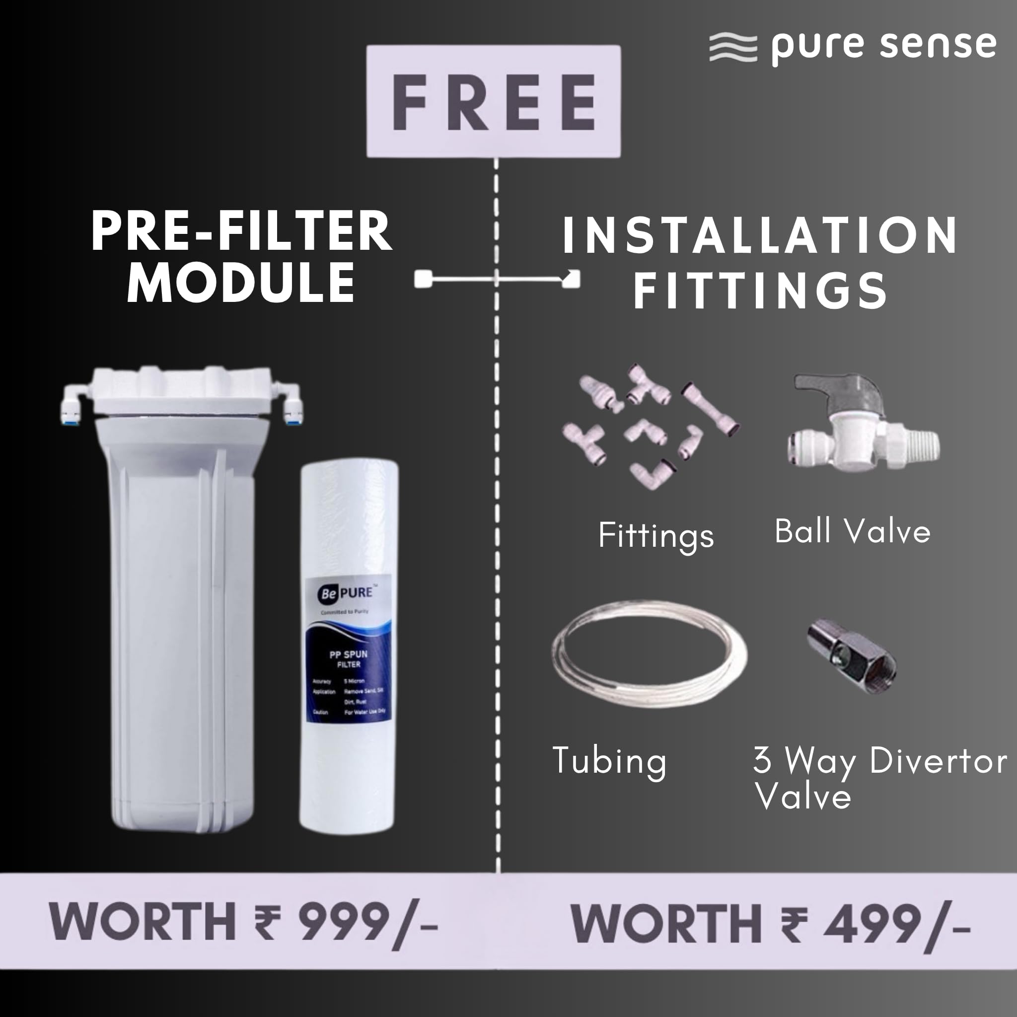 BePURE Puresense NF80 Water Purifier - App Controlled -7