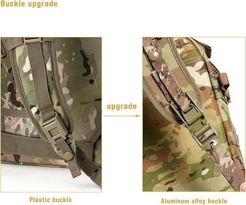 Miniatura 5 de MT Mochila táctica de asalto militar MOLLE 2, Rifleman 3 días, mochila mediana Multicam Camo