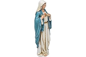 JOSEPH'S STUDIO Renaissance Collection by Roman Exclusive Immaculate Heart of Mary Figurine, 6-Inch