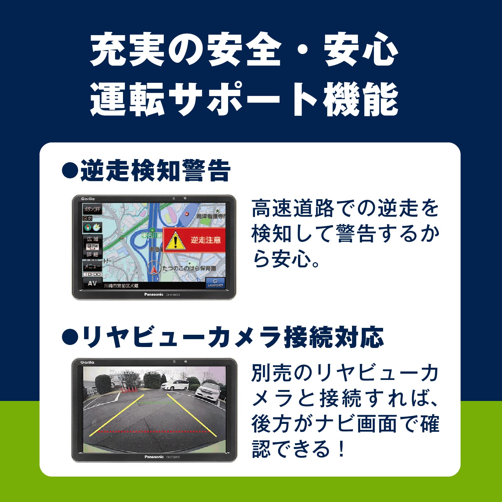 Amazon.co.jp: パナソニック(Panasonic) ポータブルナビ ゴリラ 7 