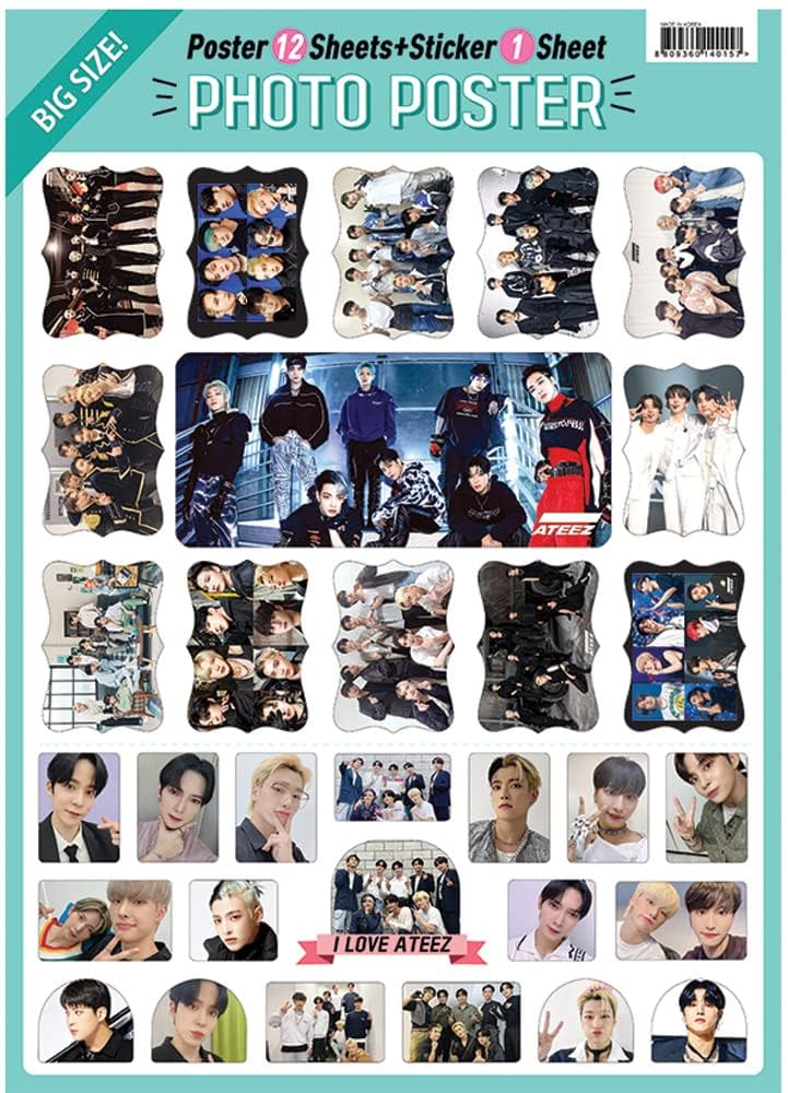 Amazon.co.jp: K-POP アイドルグループ ハイエンド12ポスター