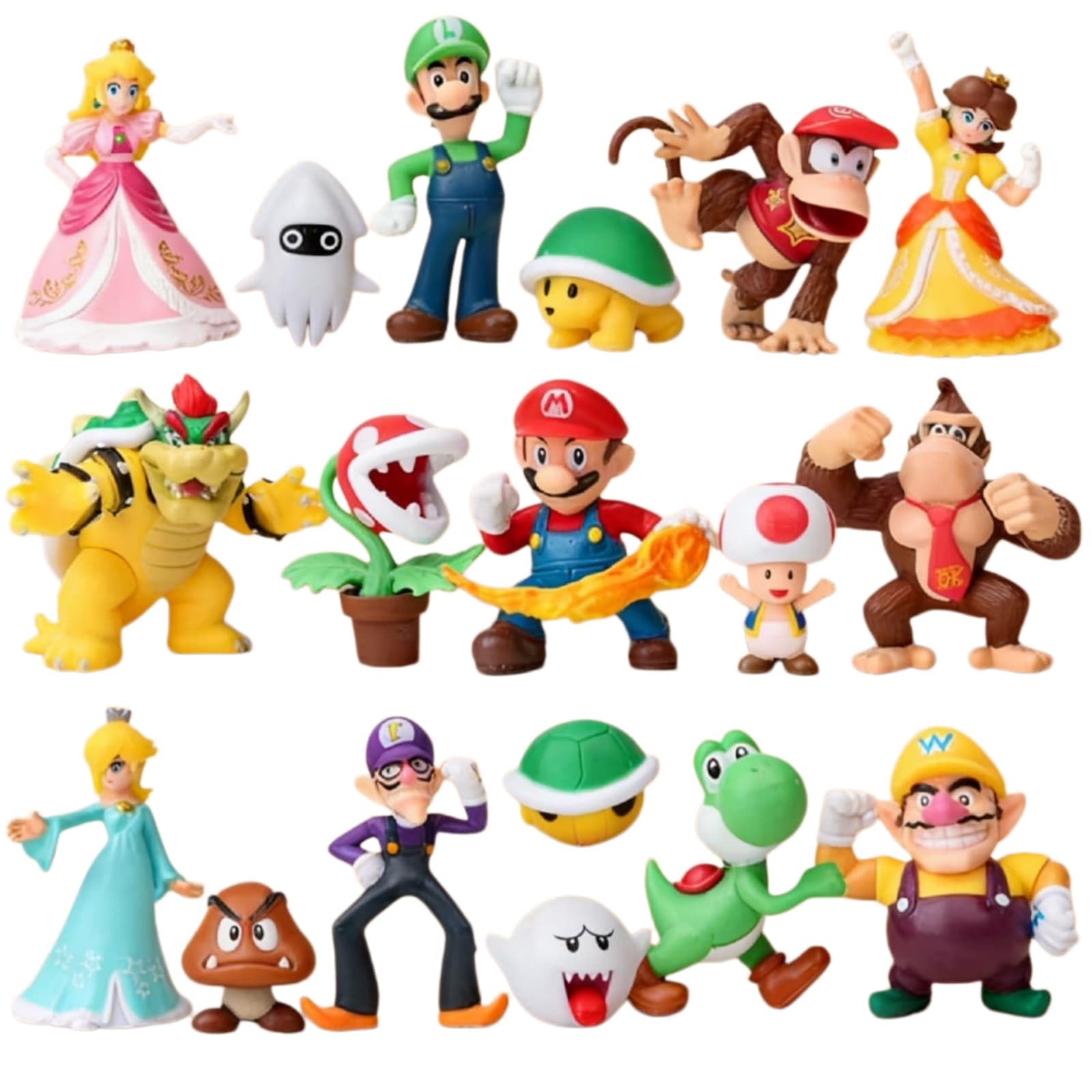 Photo 1 of HYOIIO 18 Pcs Mario Figurines Set