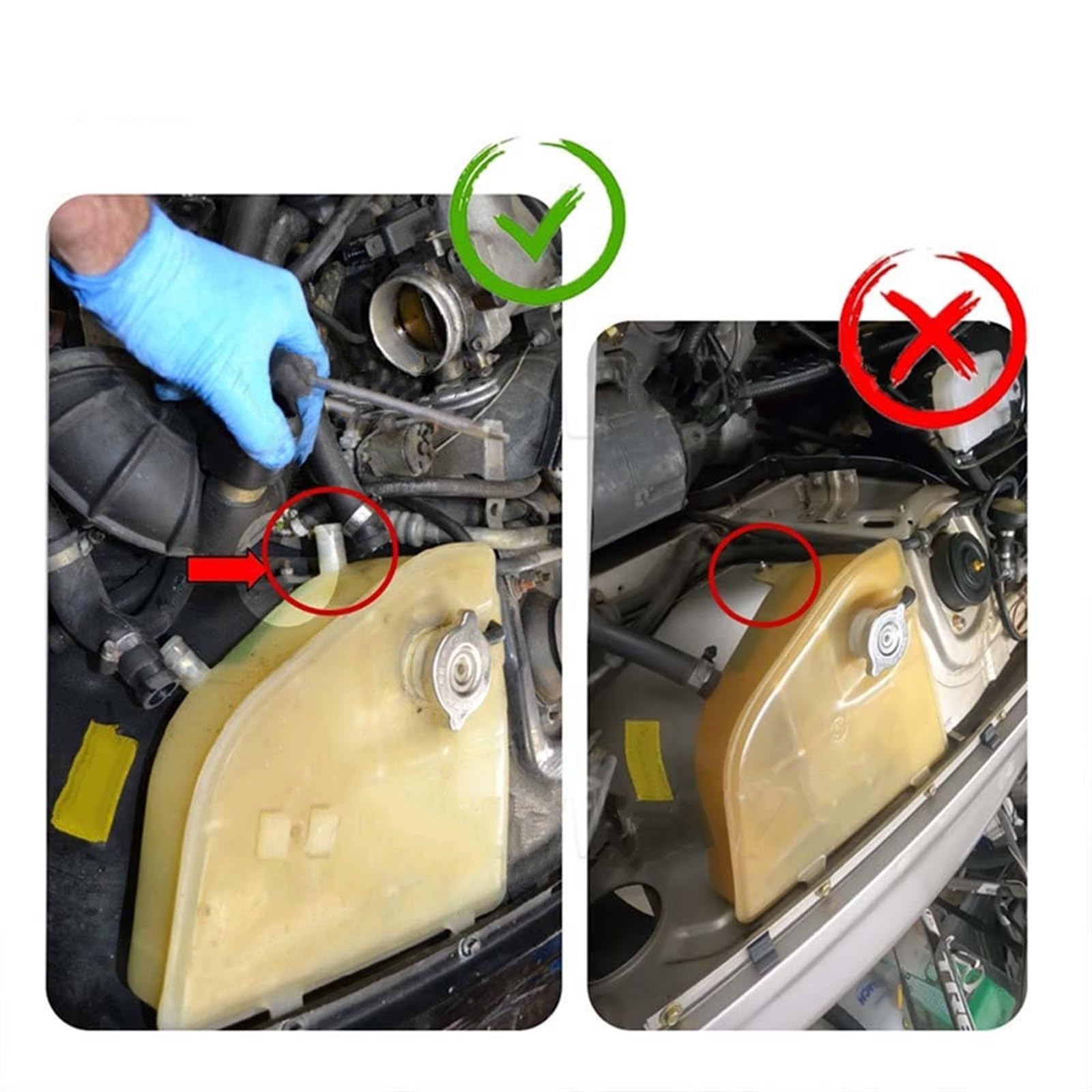 Zestaw zbiornika rozprężnego Pasuje do Porsche 944 Turbo 1986-1991, zbiornik wyrównawczy płynu chłodzącego, chłodnicy 95110602502
