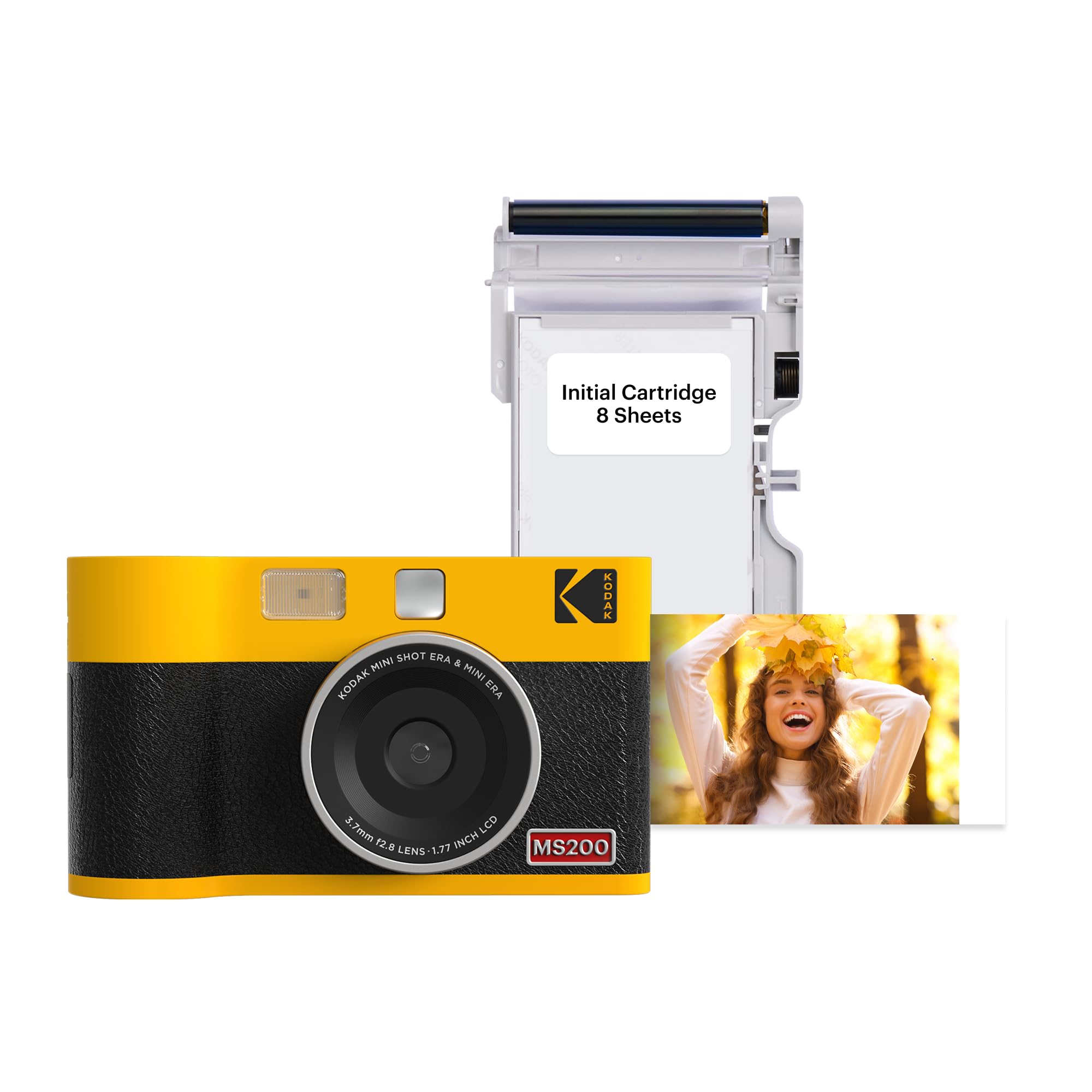 KODAK Mini Shot 2 ERA 4PASS 2-in-1 Instant Camera and Photo
