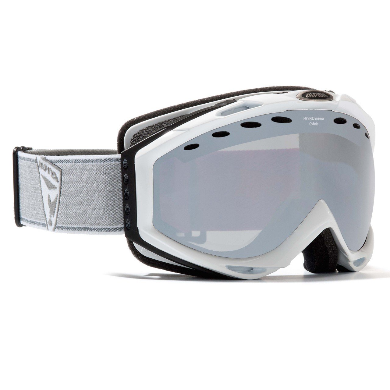 NWT H&M White Mirrored Ski Snow Goggles Unisex Women main image 2