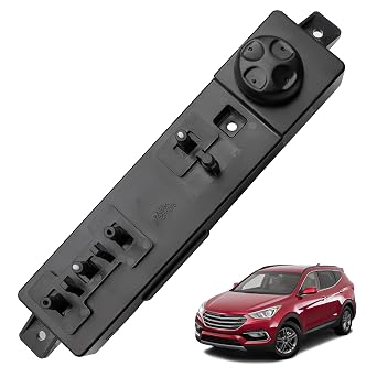 Power Seat Switch Fit for 2013-2018 Hyundai Santa Fe 3.3L for 2013-2018 Hyundai Santa Fe XL 3.3L 88540-2W100 20Pins Left Driver Side Electric Seat Control Switch
