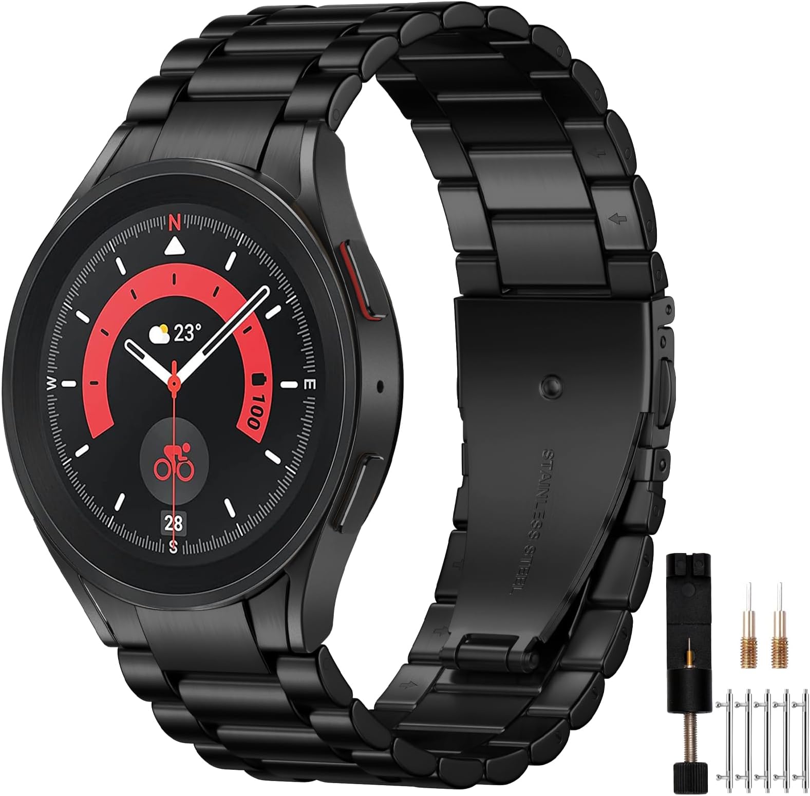 Olytop For Samsung Galaxy Watch Ultra Bands 47mm (2024/2025), Military Rugged Nylon Sport Replacement Strap Men Women For Galaxy Watch 7/8 Ultra 47mm, Green