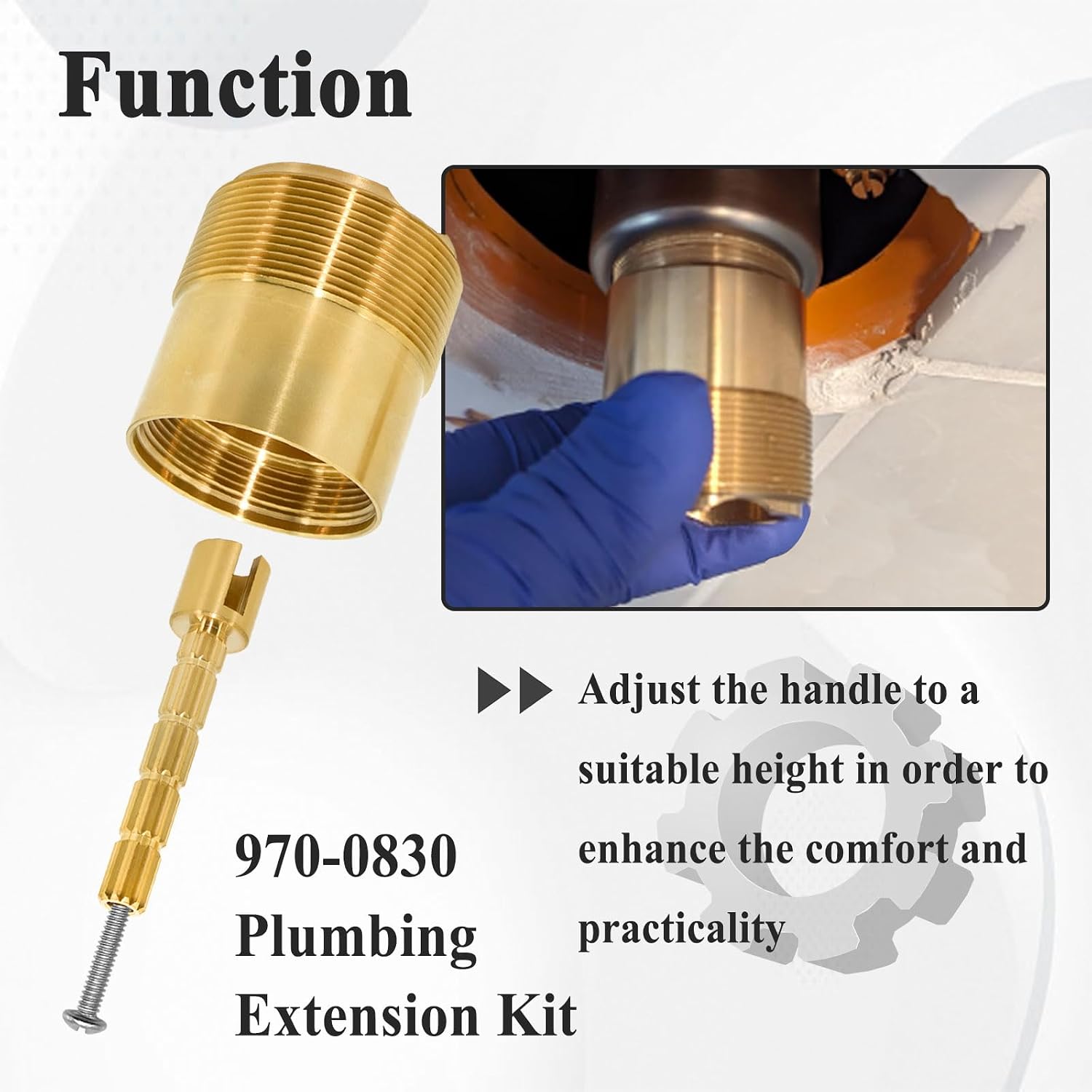 970-0830 Plumbing Extension Kit for Secure Fit Handle image 3