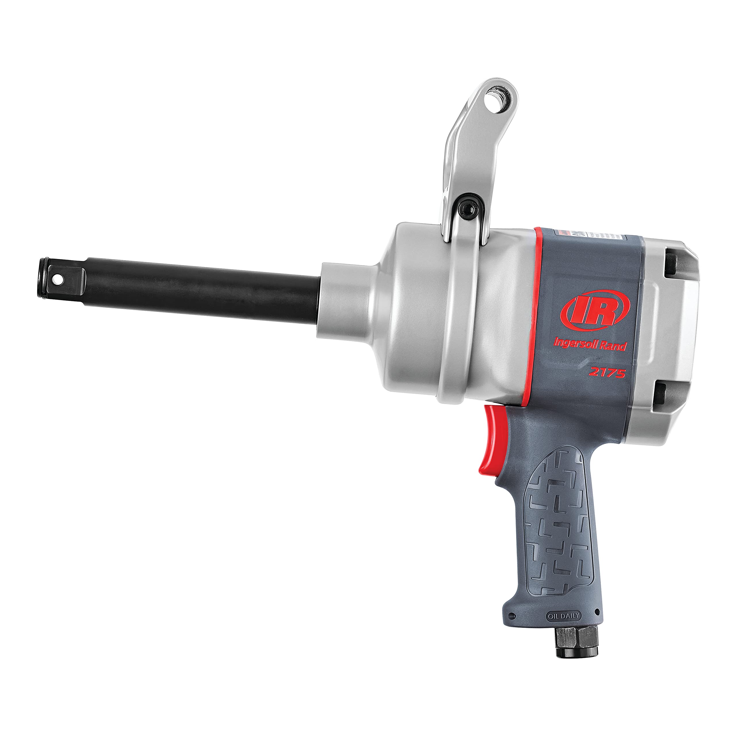 Ingersoll Rand 2175MAX-6 Llave de Impacto 1" con Yunque Largo, 2715 Nm, Empuñadura de Pistola, Núcleo de Acero y Carcasa Resistente