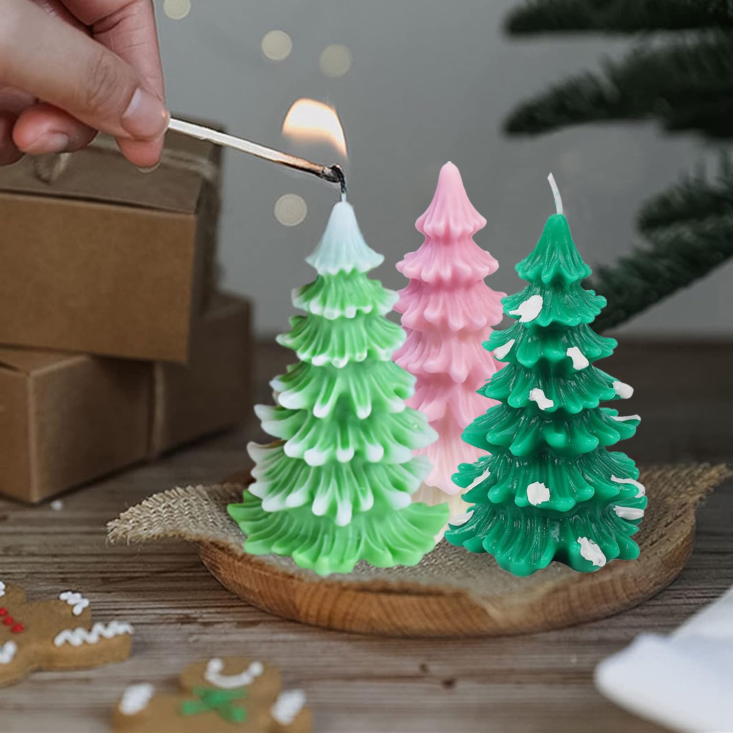 Weihnachts Silikonformen Set - DIY Gießformen Für Harz & Gips