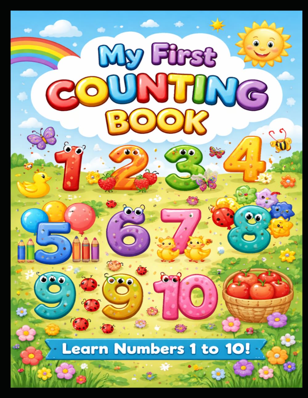 Little Hands Counting Book: Fun Color-and-Count Adventure for Toddlers