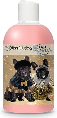 The Blissful Dog Brindle Bulldog Francés Rica Perra, 8 oz.