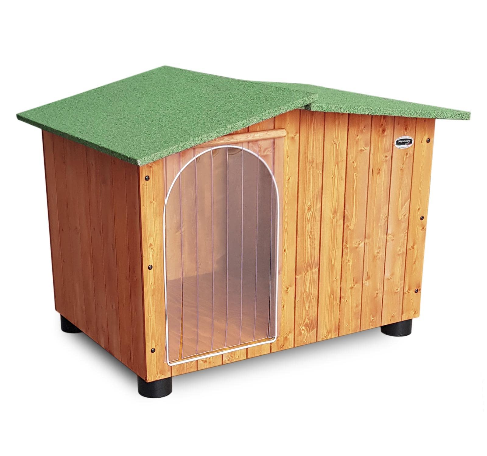 Cuccie per cani e gatti in robusto legno massello anti morso in Alluminio TETTO APRIBILE (Cuccia Barboncino Tetto Apribile)