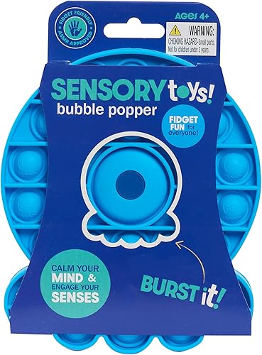 Miniatura 7 de Just Play Surtido de juguetes sensoriales Pop Em, 48 piezas, juguetes sensoriales de botón para niños y adultos, juguetes para aliviar la ansiedad y